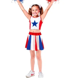 Strój CHEERLEADERKI top i spódniczka