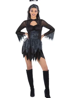 Strój CZARNY ANIOŁ przebranie Halloweenowe