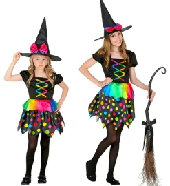 Strój CZAROWNICA przebranie na Halloween dla dziewczynki