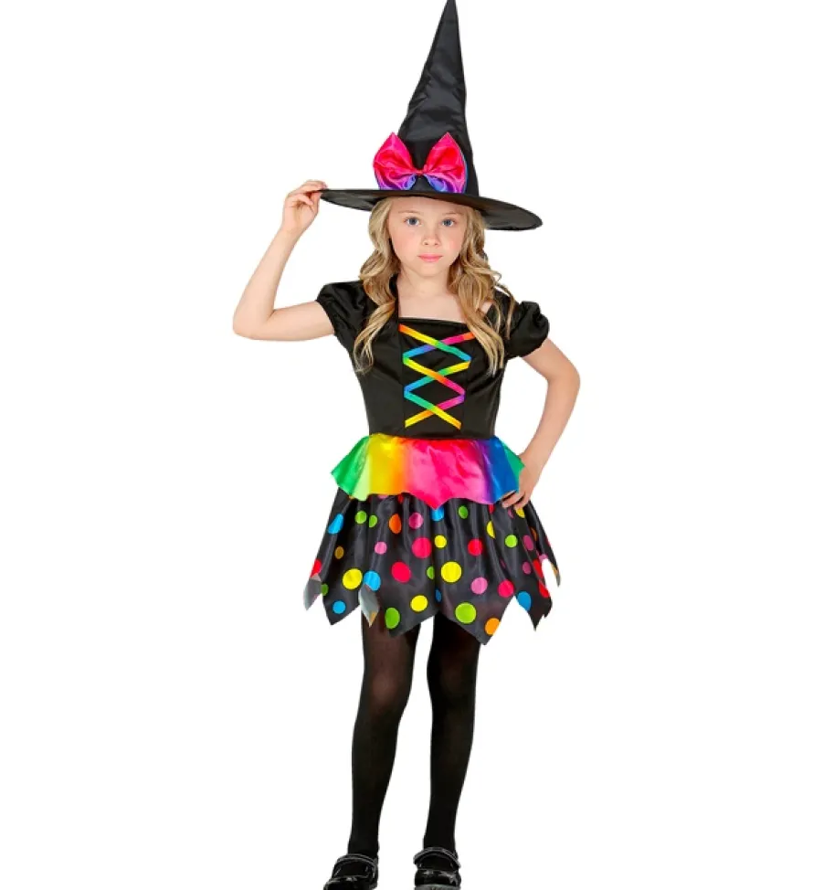 Strój CZAROWNICA przebranie na Halloween dla dziewczynki