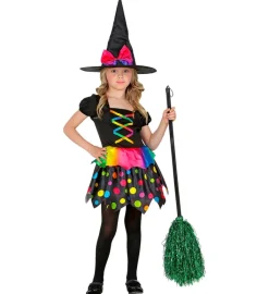 Strój CZAROWNICA przebranie na Halloween dla dziewczynki