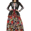 Strój damski Dia de Los Muertos CATRINA XL-XXL