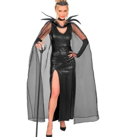 Strój damski na Halloween CZARNY CHARAKTER