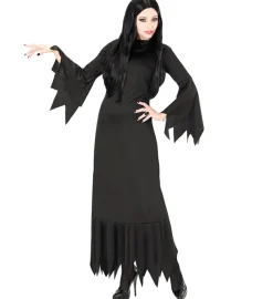Strój damski na Halloween MORTICIA - L