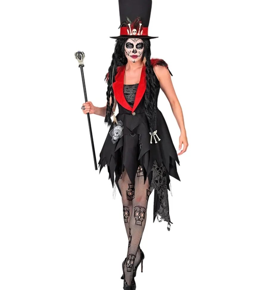 Strój DIA DE LOS MUERTOS sukienka i kapelusz