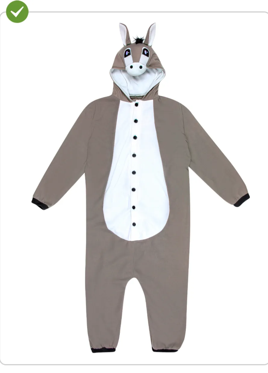 Strój dla dorosłych onesie OSIOŁ L/XL