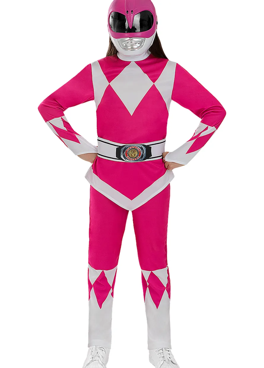 Strój dla dziewczynki POWER RANGER różowy 5-6 lat