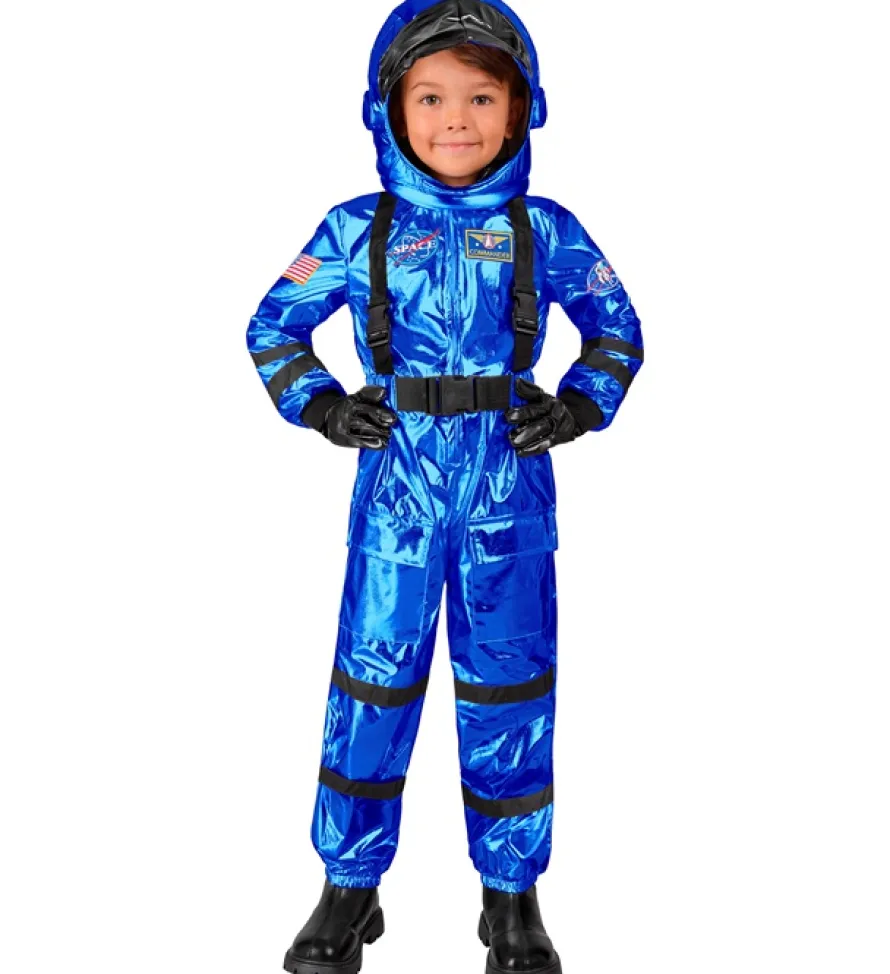 Strój dziecięcy ASTRONAUTA niebieski