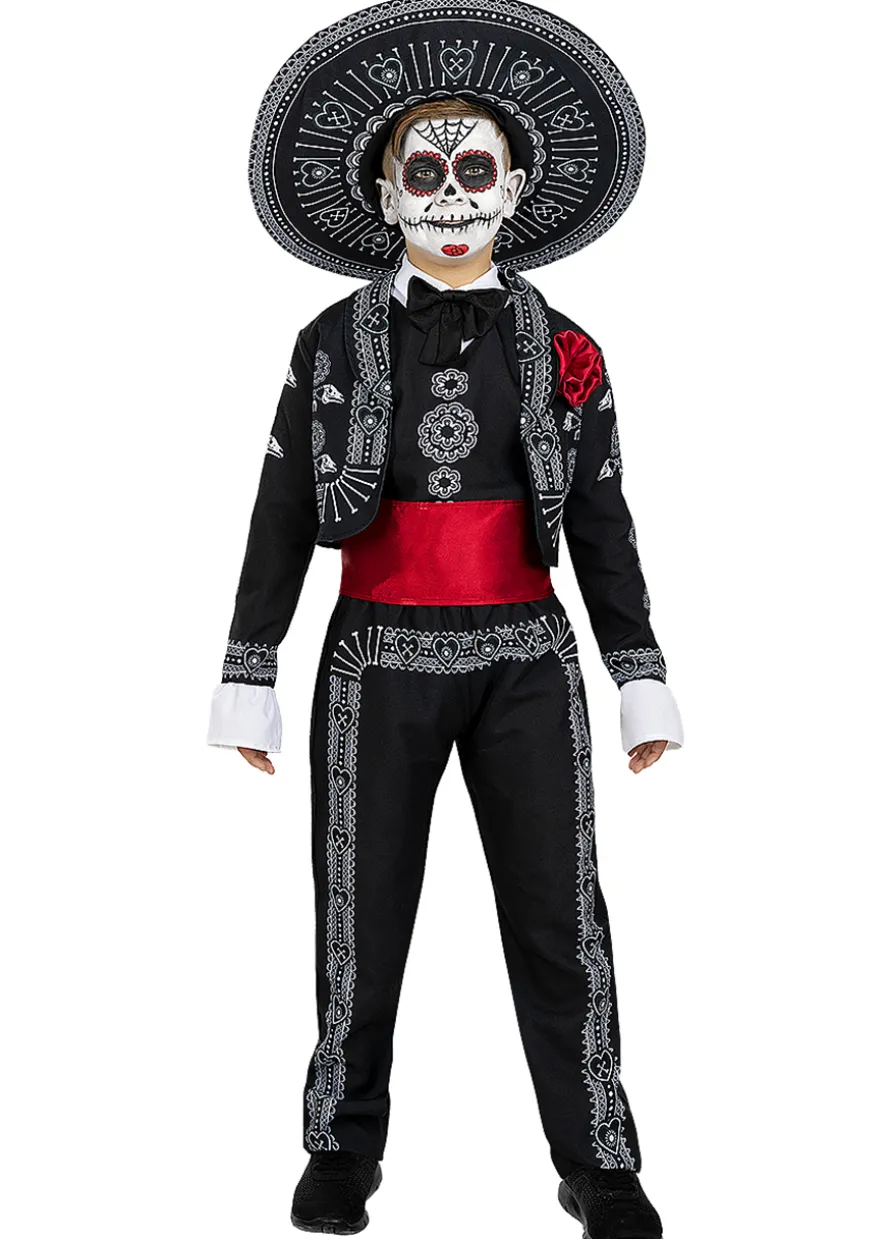 Strój dziecięcy na Halloween DAY OF THE DEAD - 5-6 lat
