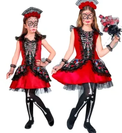 Strój halloweenowy dla dziewczynki DIA DE LOS MUERTOS