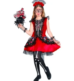 Strój halloweenowy dla dziewczynki DIA DE LOS MUERTOS