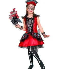 Strój halloweenowy dla dziewczynki DIA DE LOS MUERTOS
