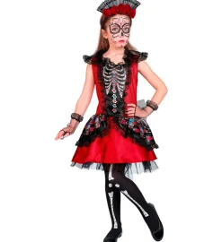Strój halloweenowy dla dziewczynki DIA DE LOS MUERTOS