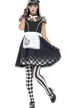 Strój halloweenowy SUKIENKA ALICJA W KRAINIE CZARÓW