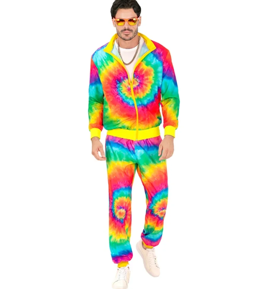 Strój hipisowski KOLOROWY DRES