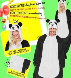 Strój karnawałowy PANDA kombinezon