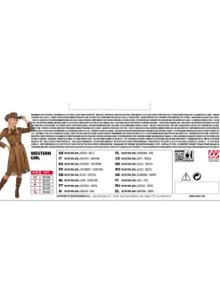 Strój kowbojki WESTERN GIRL damski