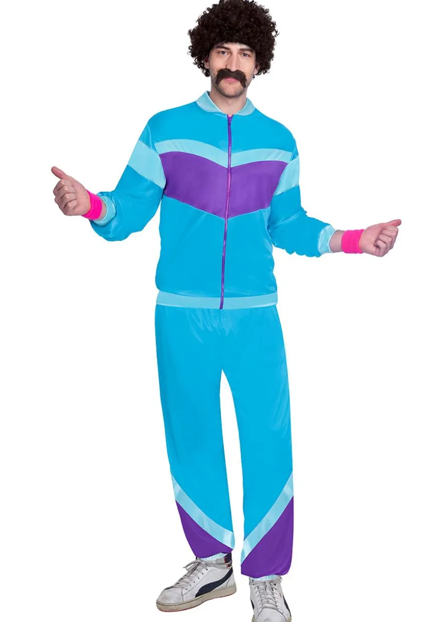 Strój lata 80 męski DRES - XL