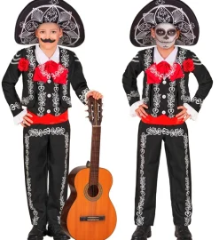 Strój MARIACHI Dia de los Muertos dziecięcy