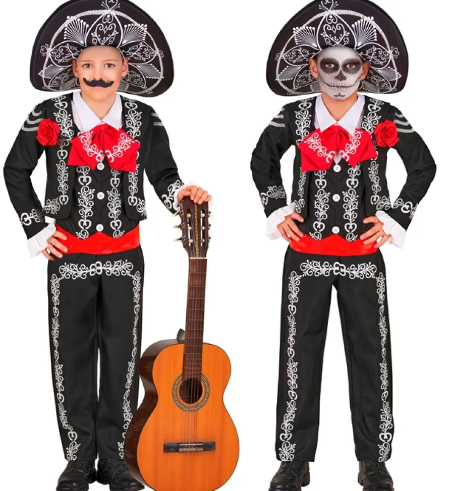 Strój MARIACHI Dia de los Muertos dziecięcy