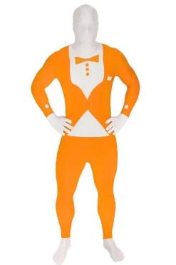 Strój MORPHSUIT SMOKING pomarańczowy świecący - XXL