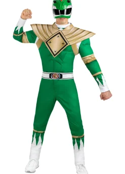 Strój męski POWER RANGER zielony