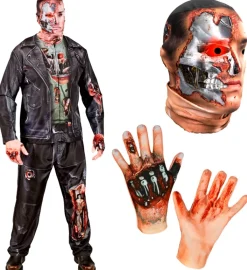 Strój na Halloween CYBORG zombie