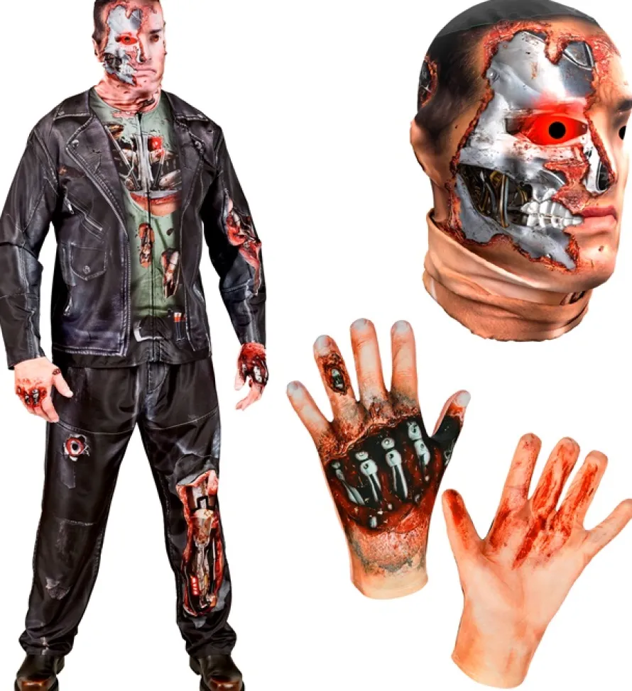 Strój na Halloween CYBORG zombie