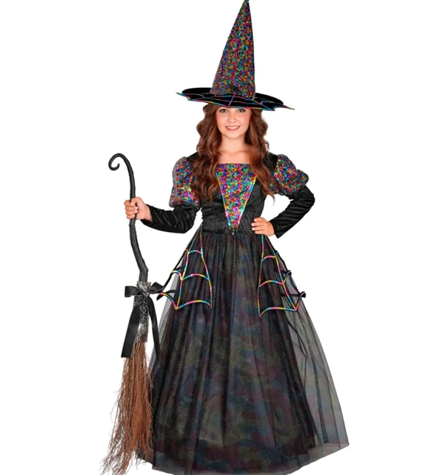 Strój na Halloween CZAROWNICA w sukni balowej