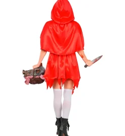 Strój na Halloween CZERWONY KAPTUREK ZOMBIE