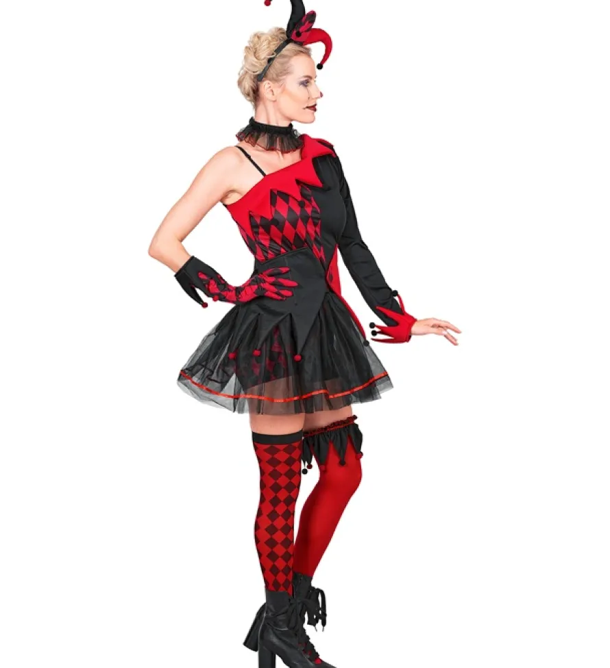 Strój na Halloween damski BŁAZEN