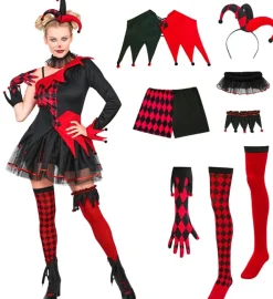 Strój na Halloween damski BŁAZEN