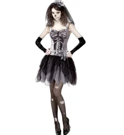 Strój na Halloween damski - DAMA SZKIELETOWA