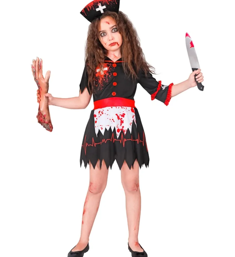 Strój na Halloween dla dziewczynki PIELĘGNIARKA