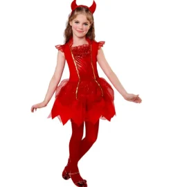 Strój na Halloween dla dziewczynki DIABEŁEK