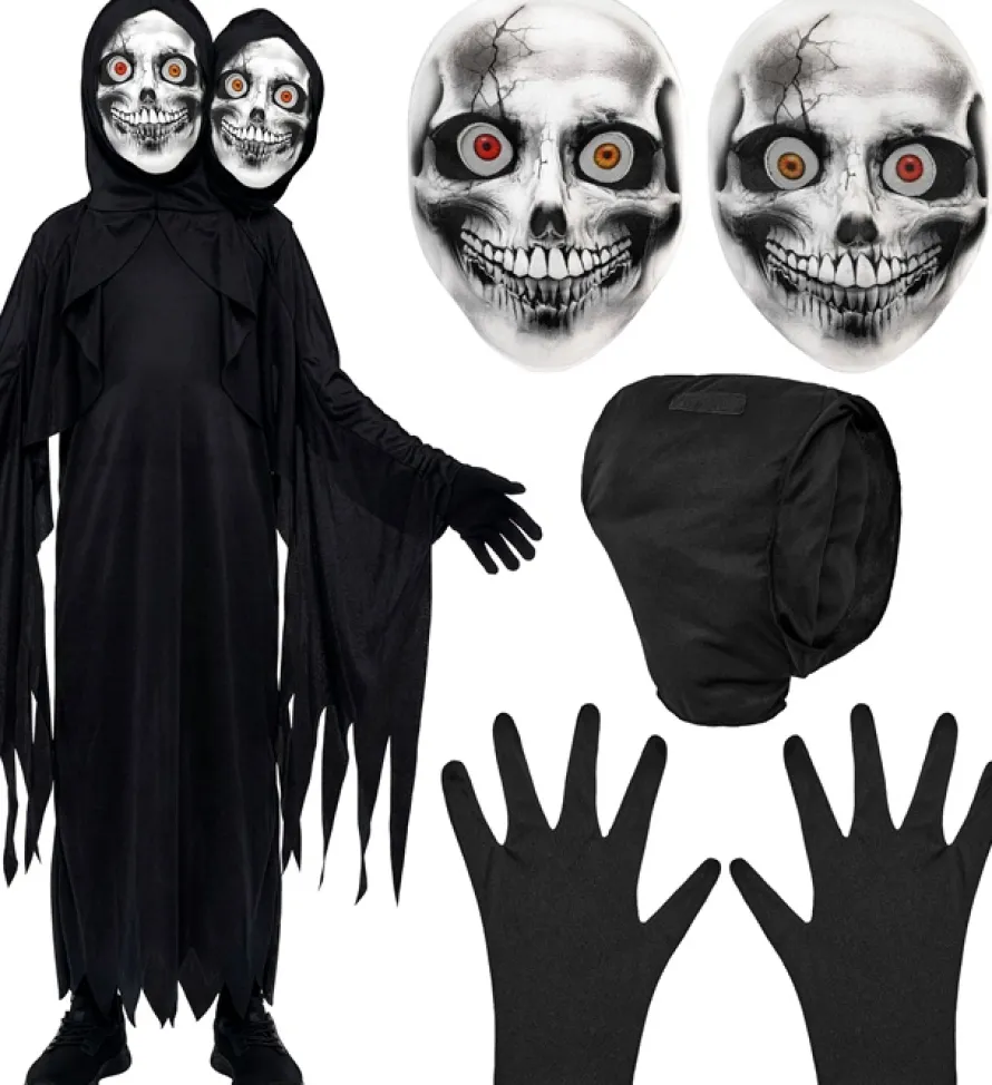 Strój na Halloween DWUGŁOWY ŻNIWIARZ