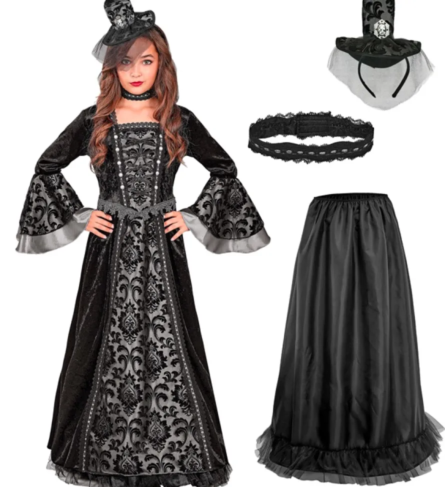 Strój na Halloween HRABINA dziecięcy