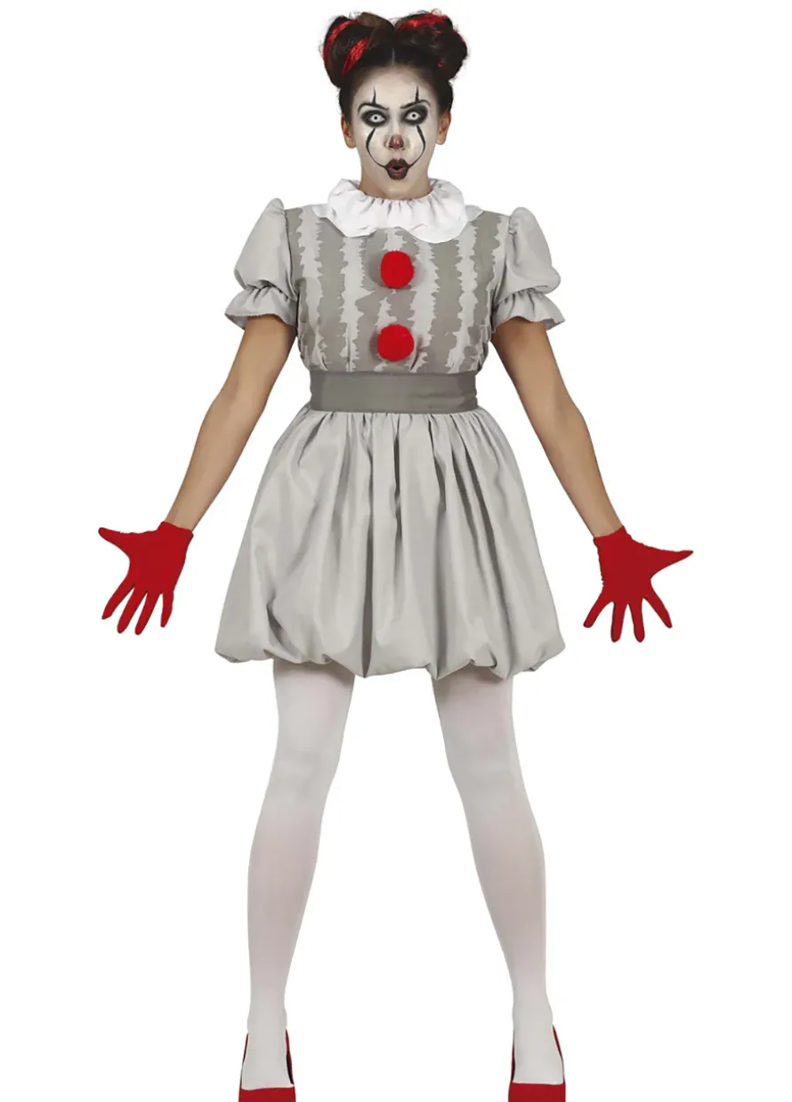 Strój na halloween KLAUN damski
