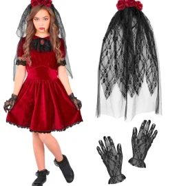 Strój na Halloween PANNA MŁODA Dia de los Muertos