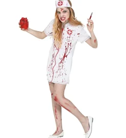Strój na Halloween - PIELĘGNIARKA ZOMBIE