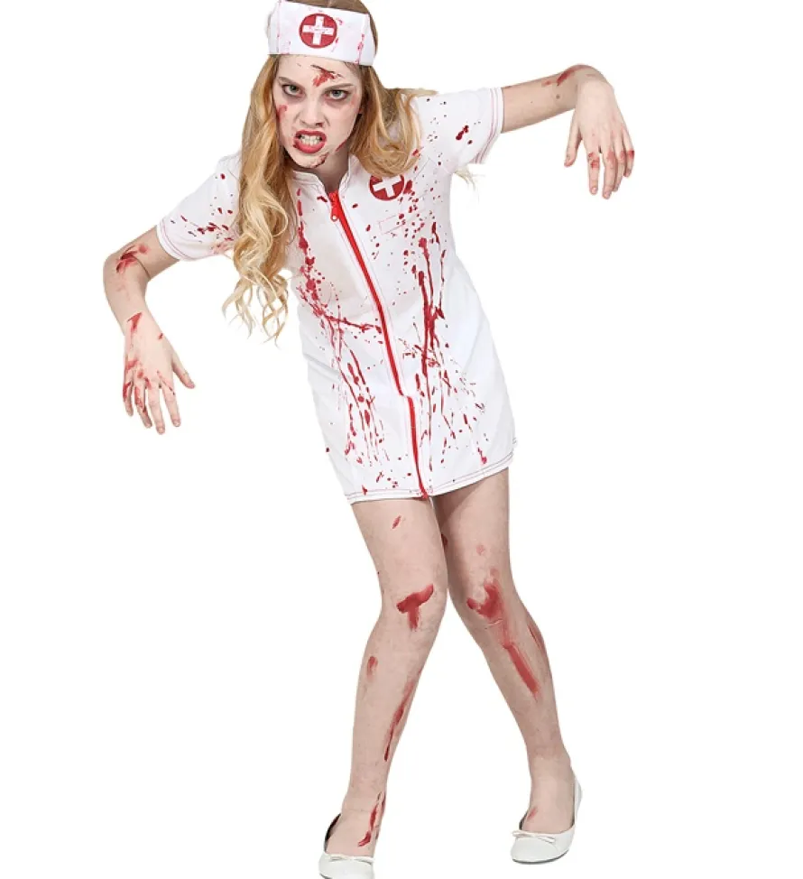 Strój na Halloween - PIELĘGNIARKA ZOMBIE