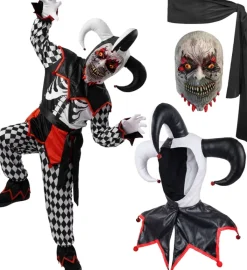 Strój na Halloween STRASZNY BŁAZEN