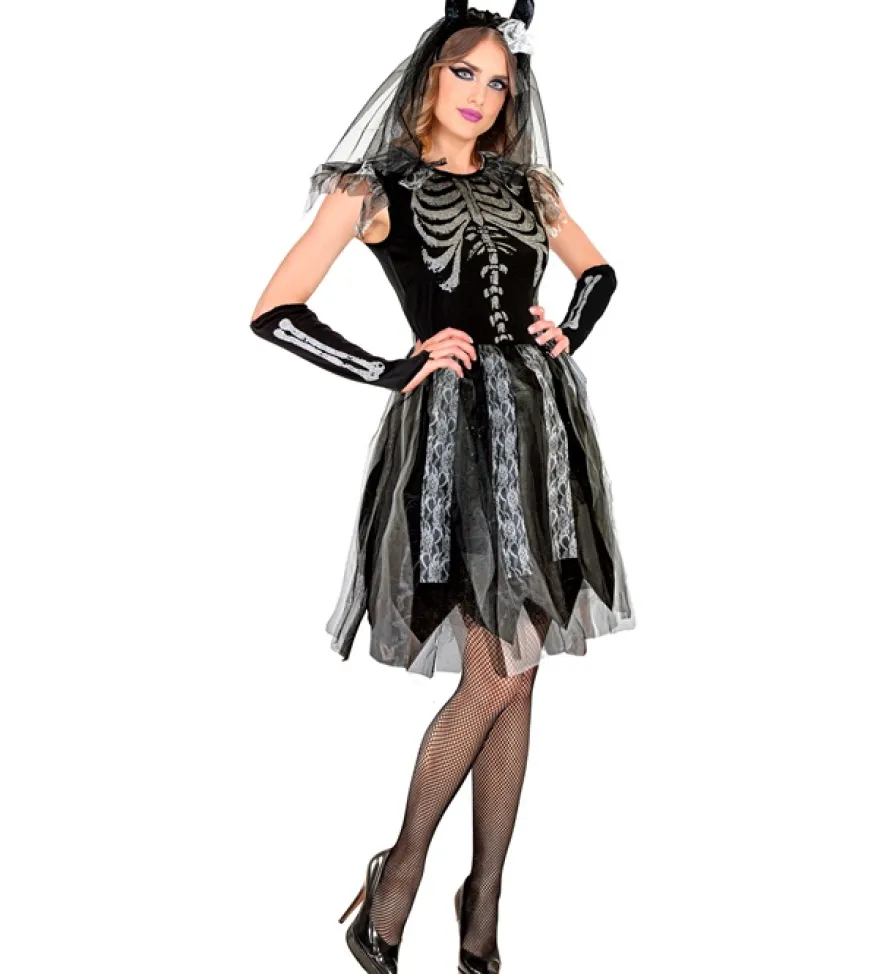 Strój na Halloween SZKIELET PANNY MŁODEJ