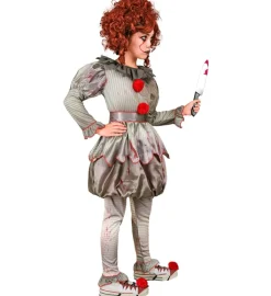 Strój na Halloween ZABÓJCZY CLOWN dla dziewczynki