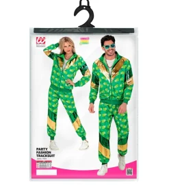 Strój na św. Patryka - zielony dres lata 80.