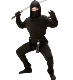 Strój NINJA dla chłopca - czarny
