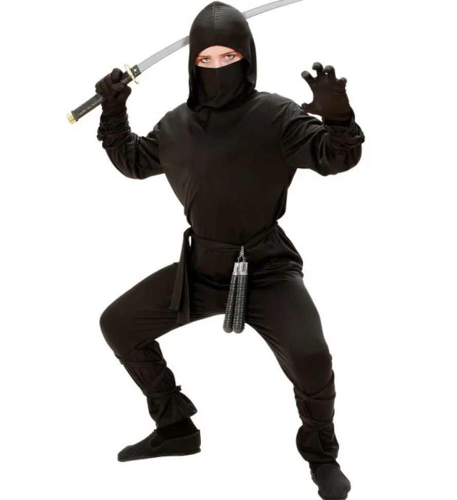 Strój NINJA dla chłopca - czarny