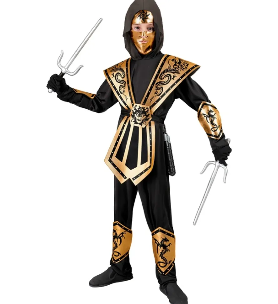 Strój ninja GOLD KOMBAT