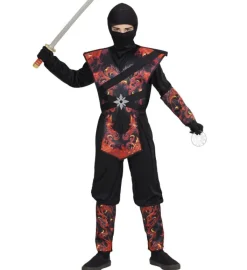 Strój ninja OGNISTY SMOK