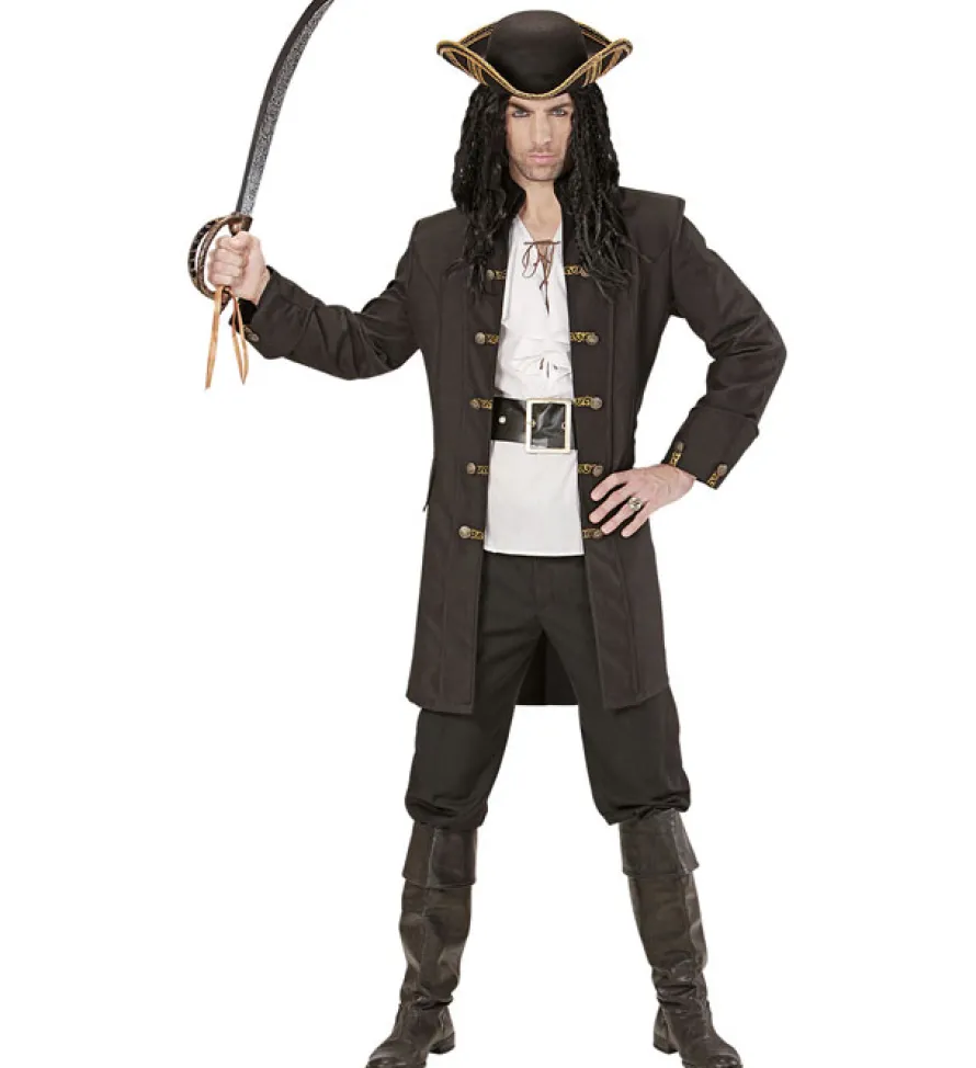 Strój pirata KAPITAN PIRATÓW płaszcz